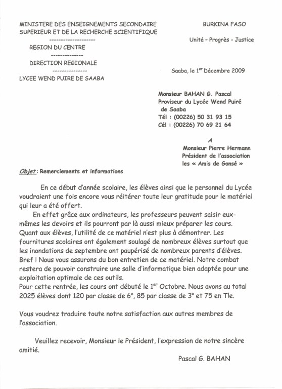 Photo 047 Saaba lettre